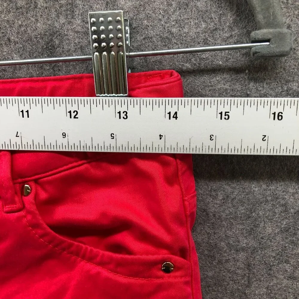 Massimo Dutti Girls 13/14 Skinny Jeans Red‎ Adjustable Waist Chino Pant Youth